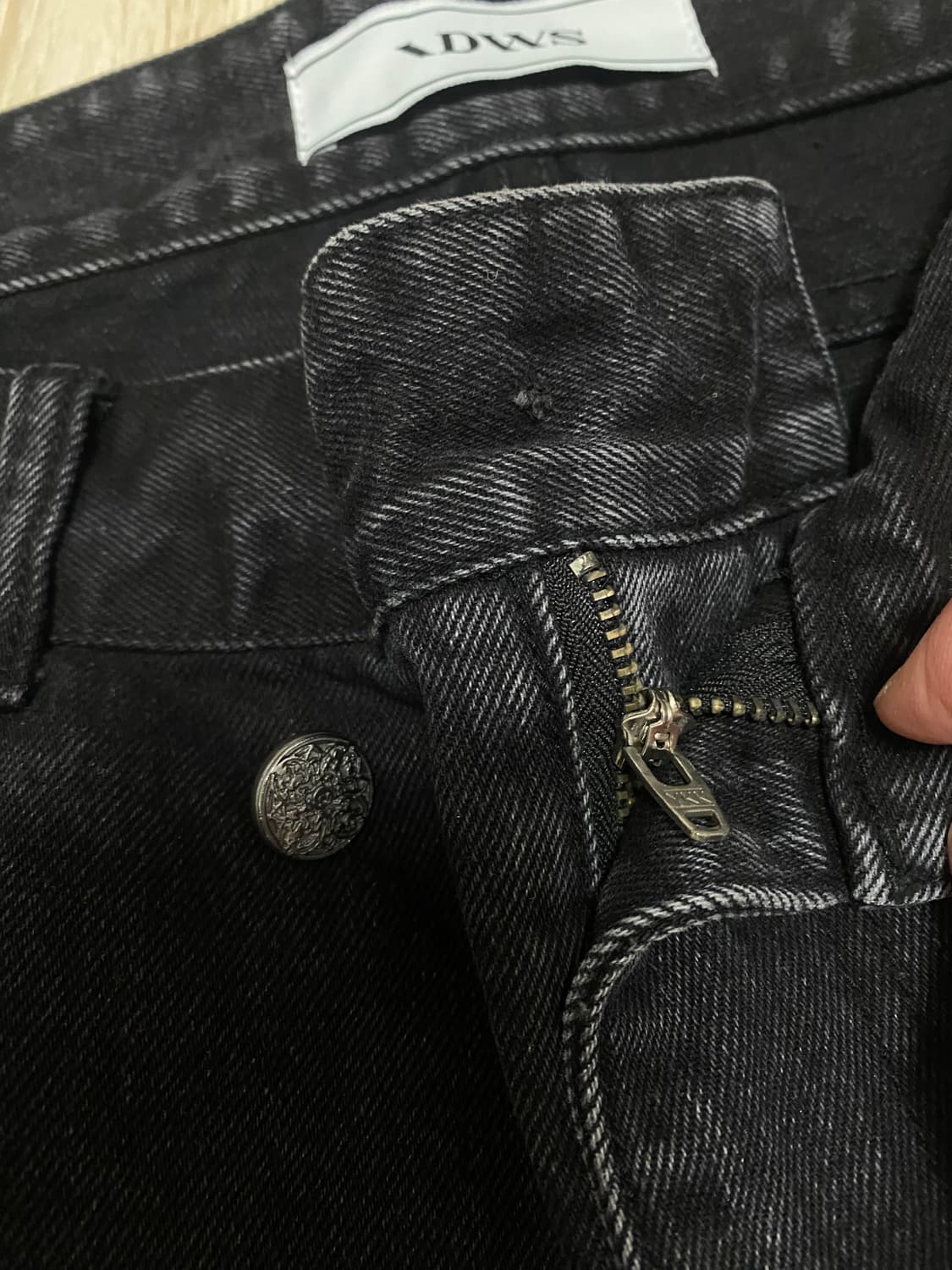 아이돈워너셀 흑청 바지 상품이미지2