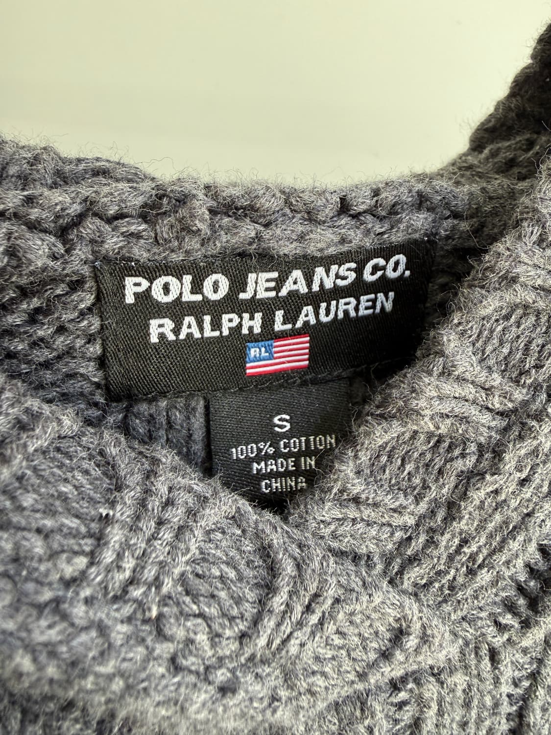 POLO JEANS 성조기 니트 후드 상품이미지6