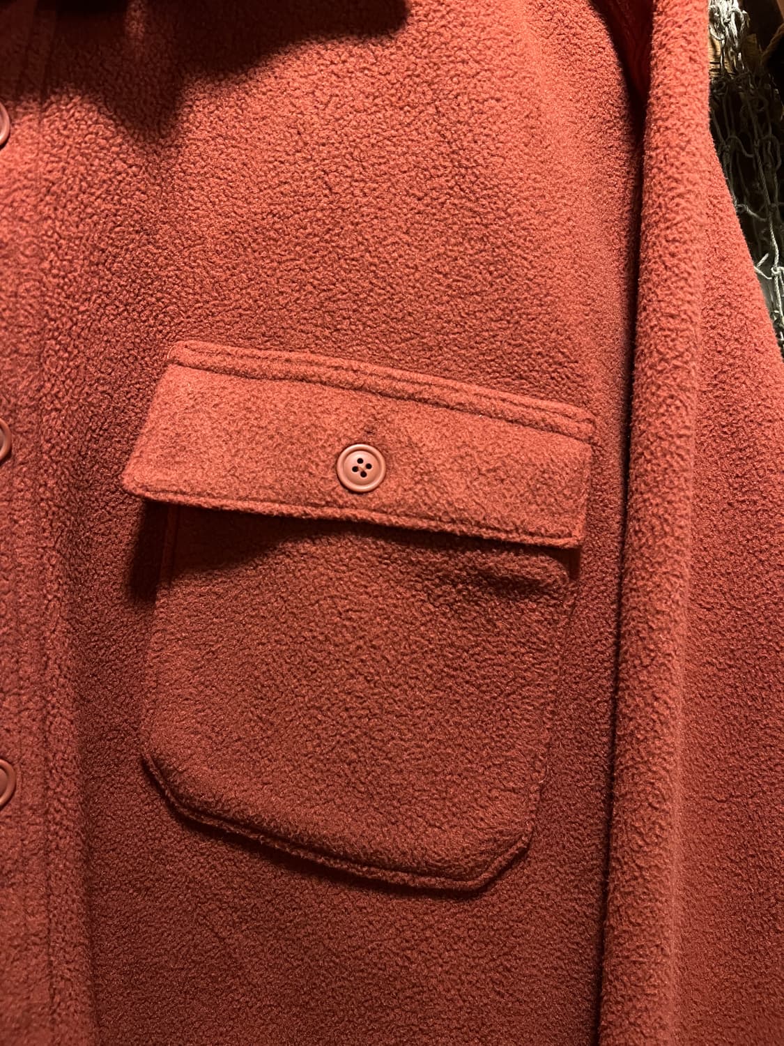 [XL]엘엘빈 USA 2포켓 레드 플리스 셔츠 상품이미지4