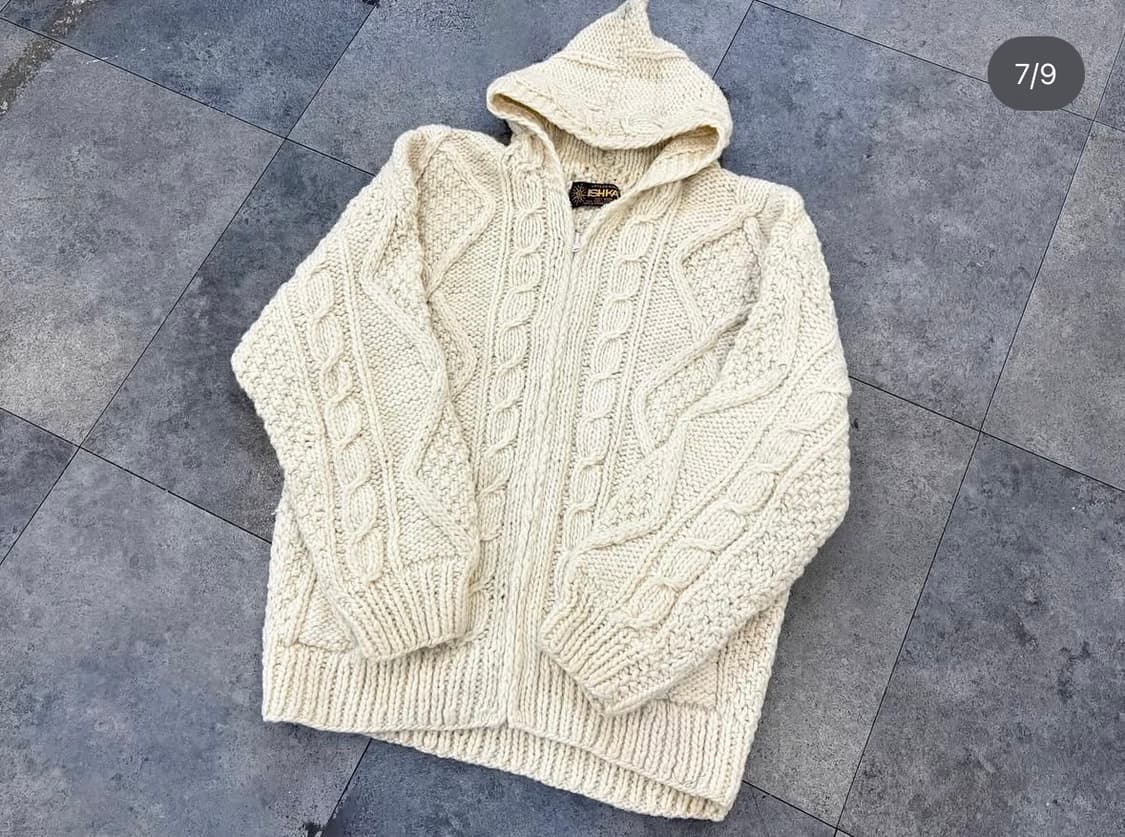 케이블니트집업, 인디언패턴자켓, 히피스커트, 시스루스커트 상품이미지7