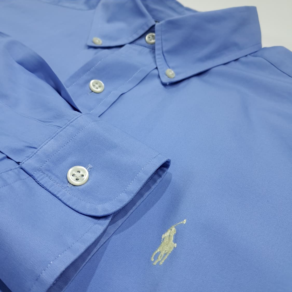 CL954 L 폴로 90s BLAKE 블루 옥스포드 버튼다운 셔츠 상품이미지4