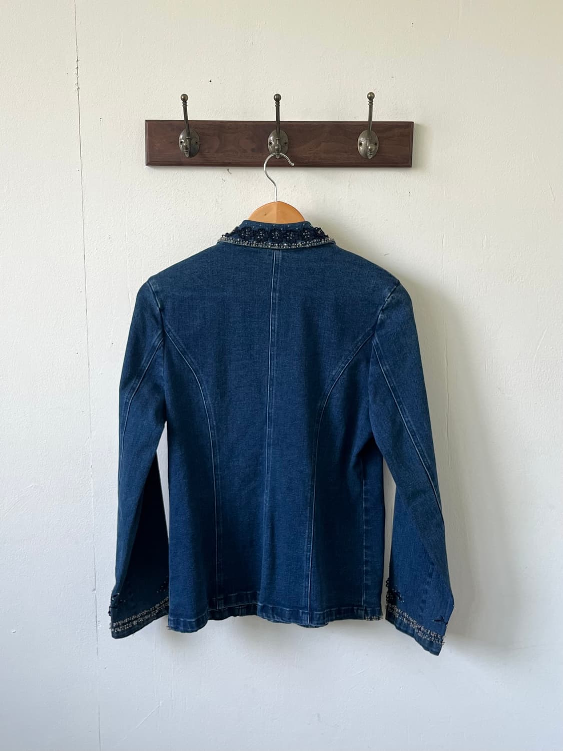 Otto 핸드 플라워 데님 자켓 상품이미지3