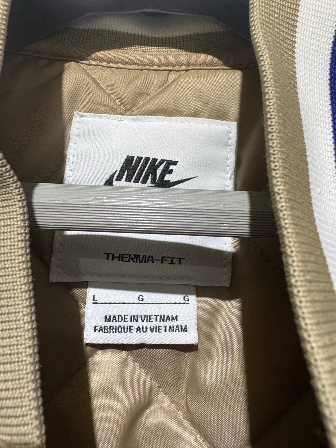 나이키 덕아웃 루즈 사틴 바시티 자켓 L 상품이미지5