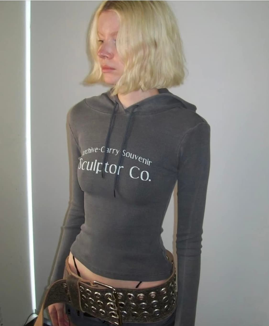 스컬프터 아카이브 피그먼트 후드티 m 상품이미지1