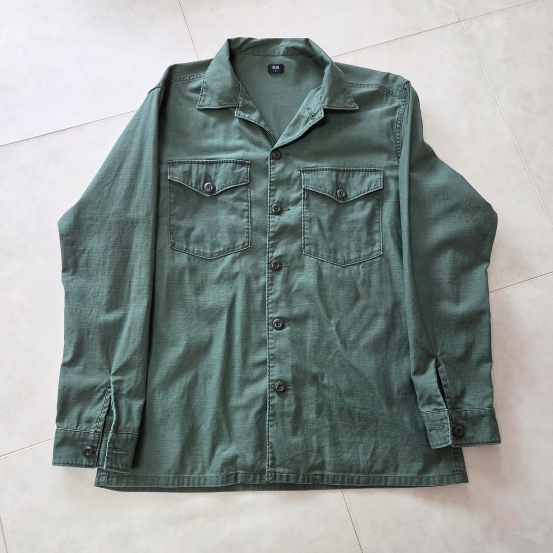 유니클로 밀리터리 셔츠 XL사이즈 상품이미지1