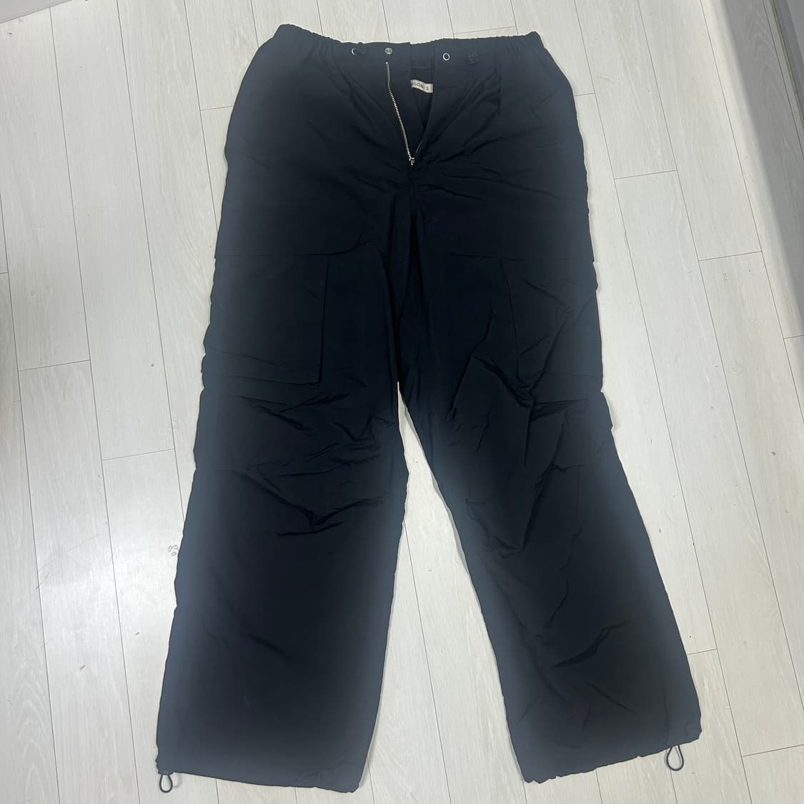 노클 나일론 팬츠 블랙 상품이미지3