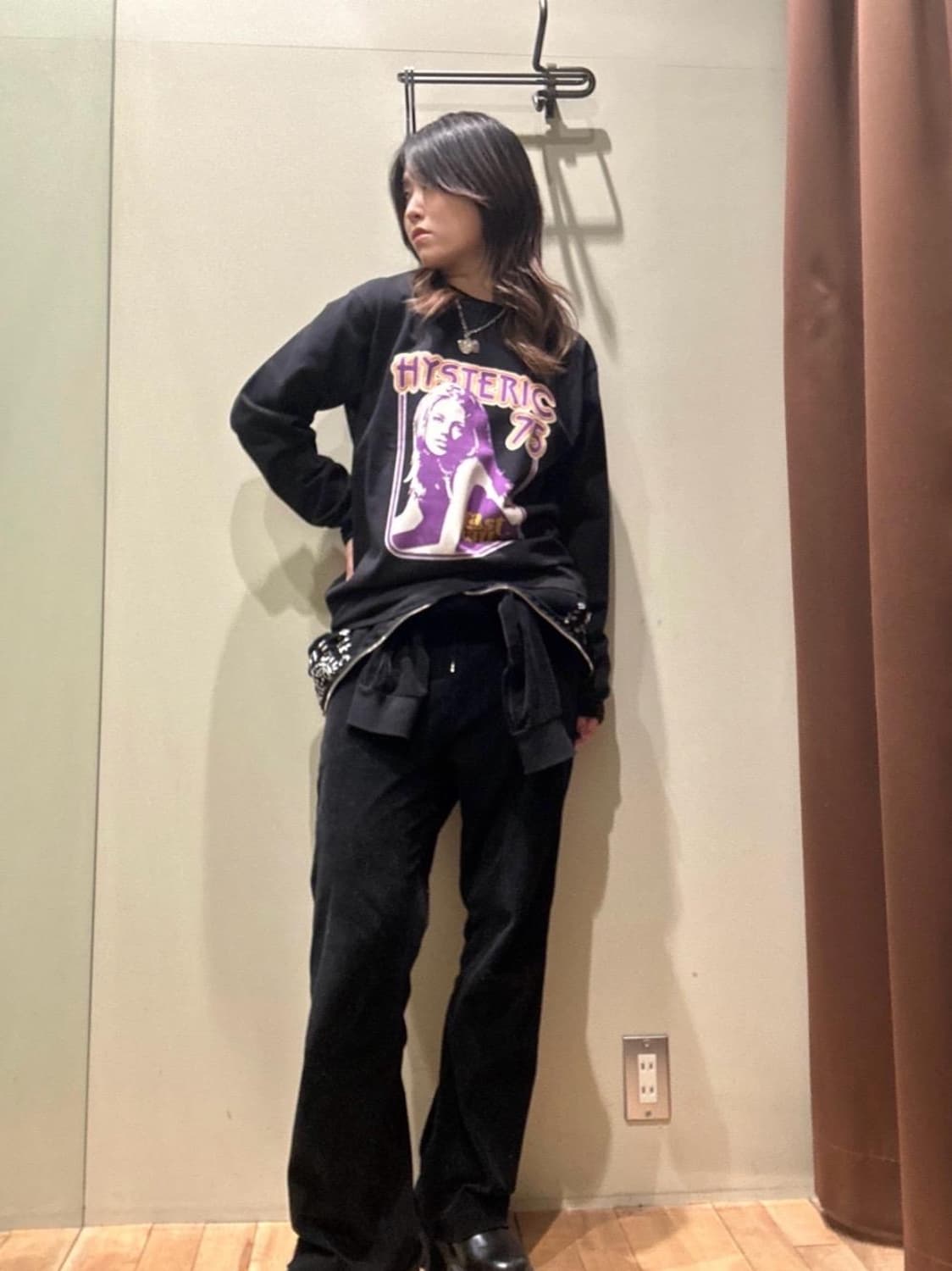 히스테릭글래머 LAST CALL 롱슬리브 티셔츠 (블랙/L) 상품이미지2