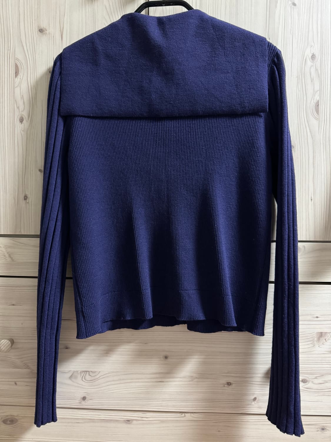 EENK 잉크 카라 니트 가디건 상품이미지2