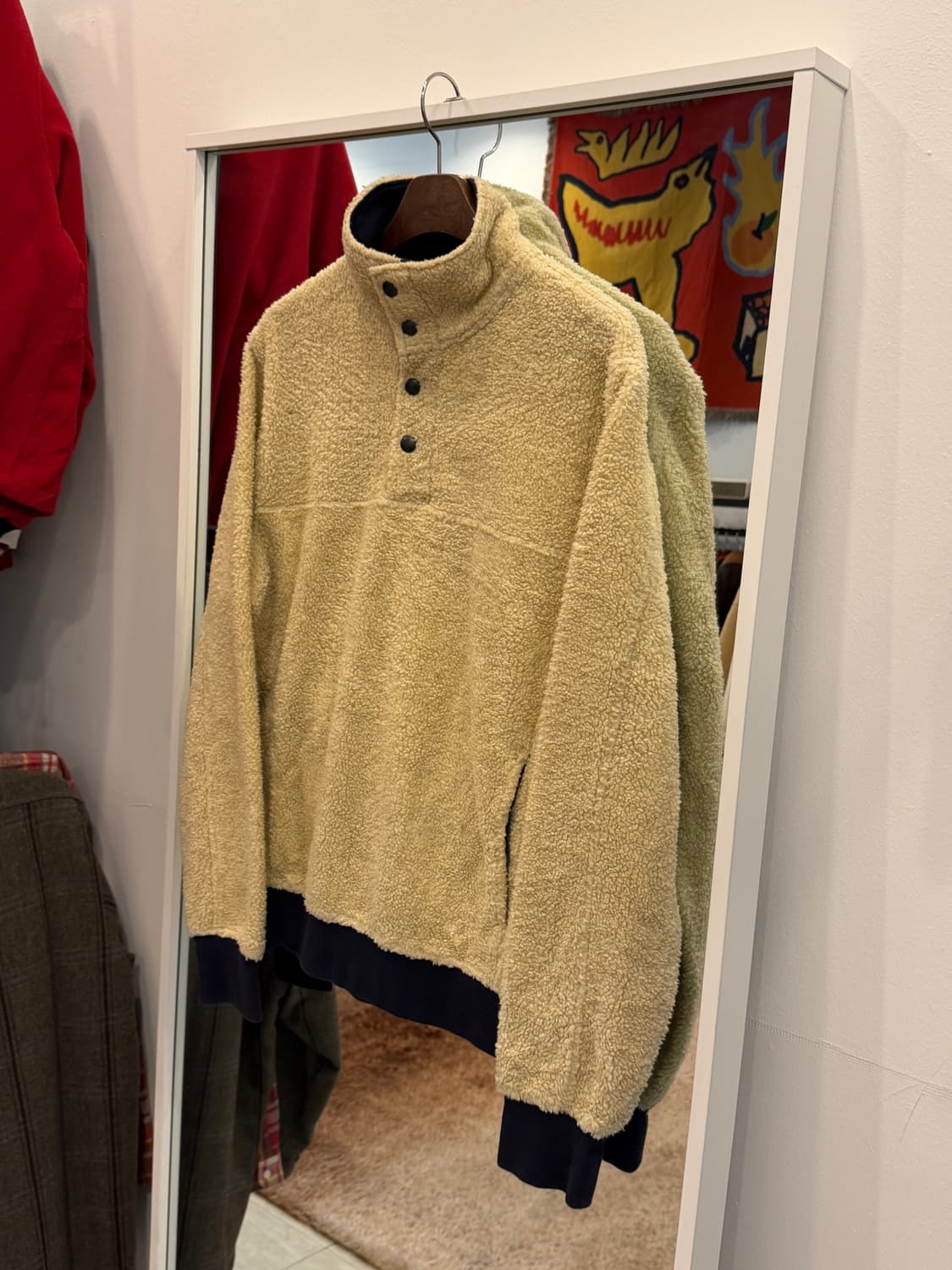 J.Crew 제이크루 하프넥 플리스 스냅티 상품이미지1