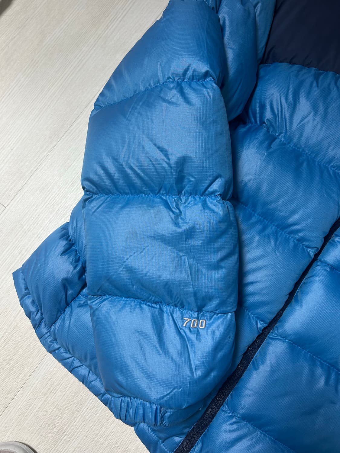 노스페이스 눕시 패딩 블루 M 상품이미지6