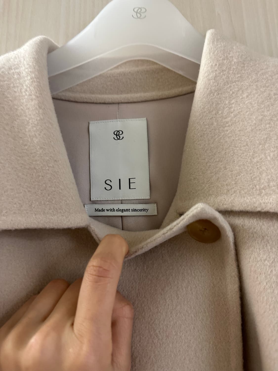 시에 델라 핸드메이드 루즈 코트(상태아주좋음) 상품이미지7