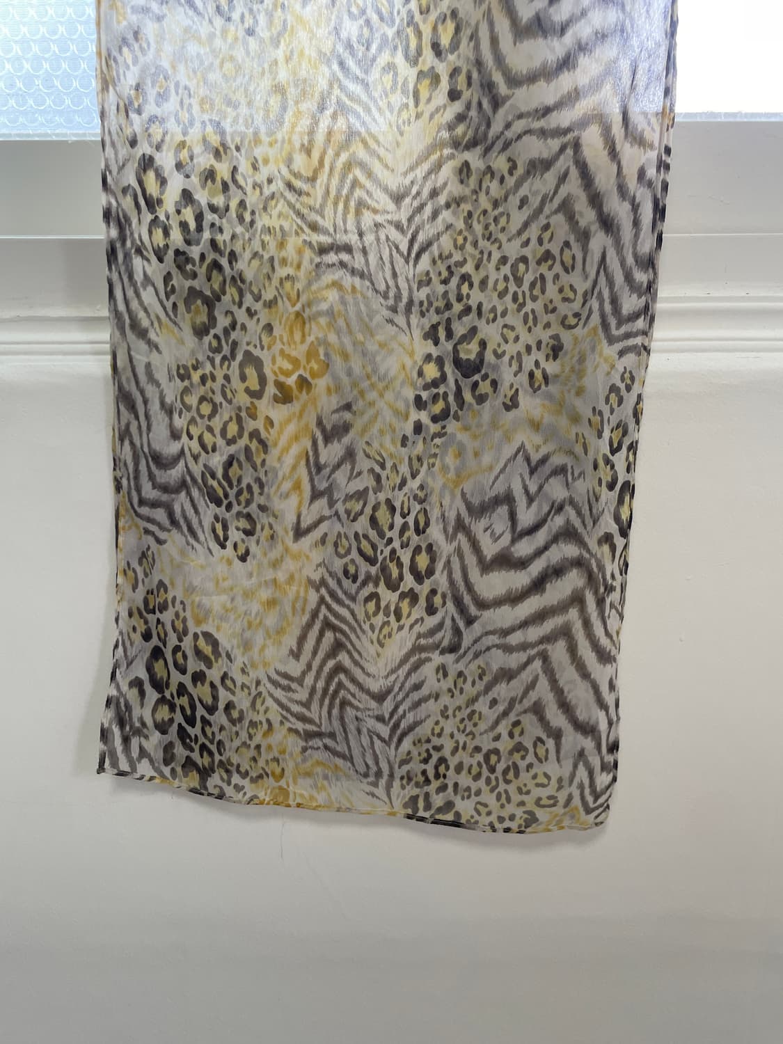 빈티지 레오파드 실키 머플러 J03556 상품이미지1