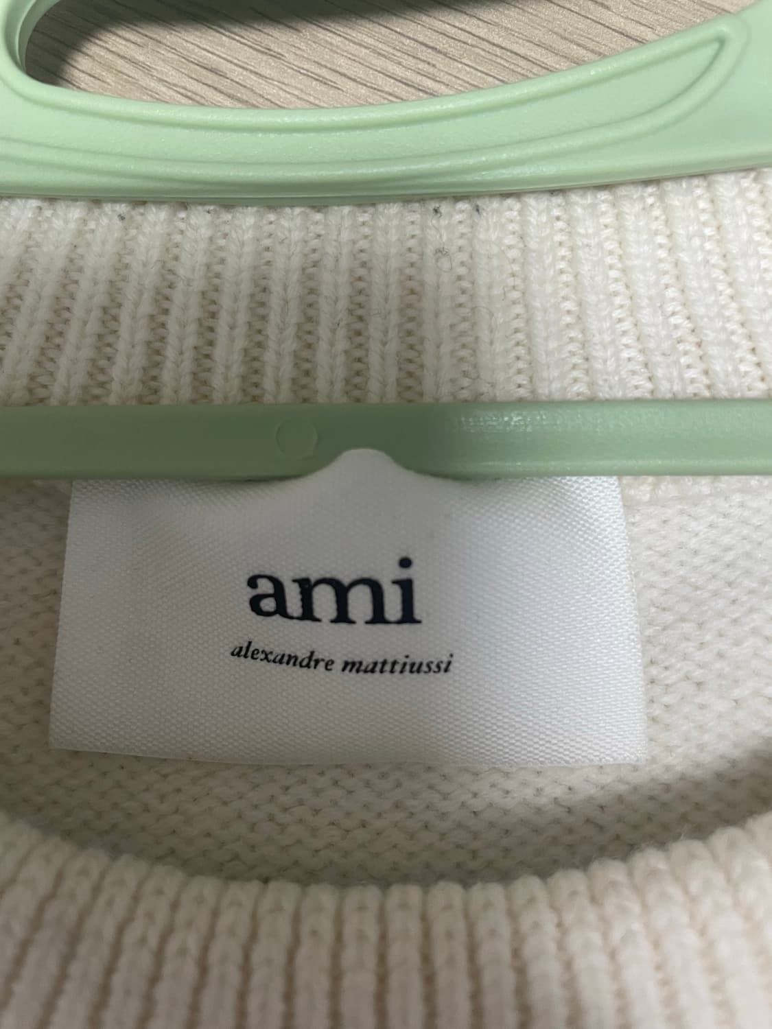 아미 빅 하트 로고 니트 상품이미지4