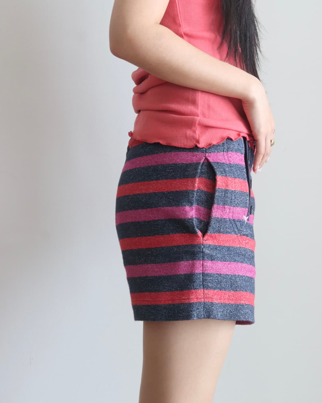 [Sacai Luck] Border Short Pants 상품이미지6