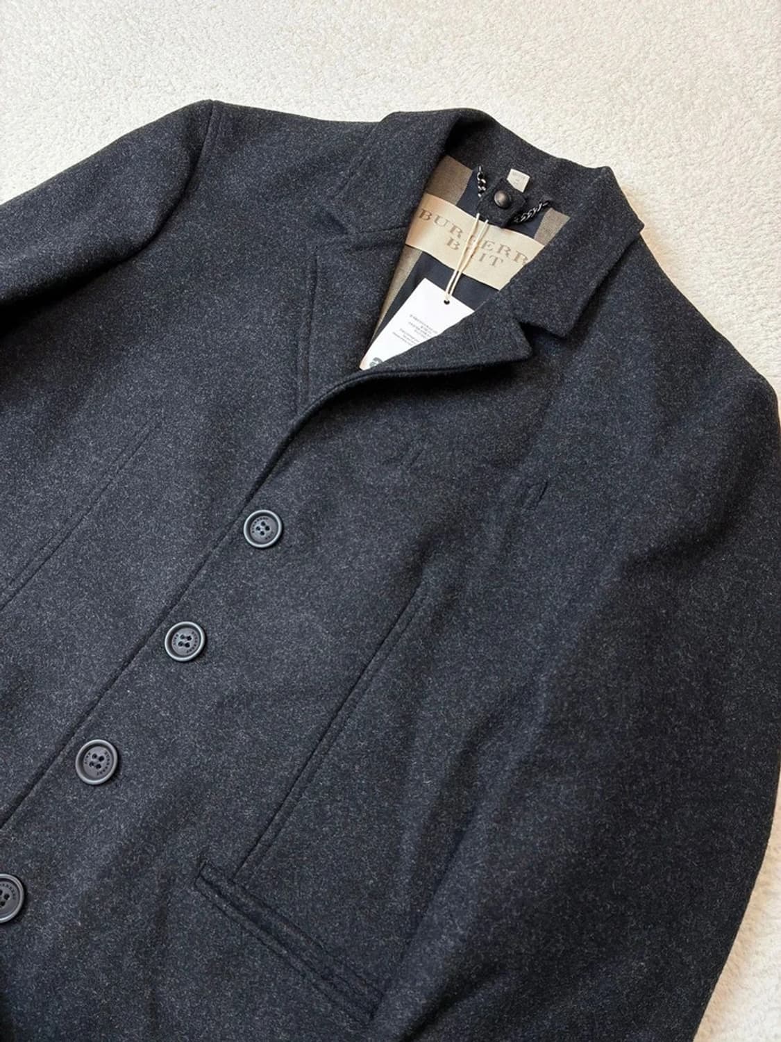 버버리 브릿 캐시미어 울 싱글 롱 코트 PN6231 상품이미지2