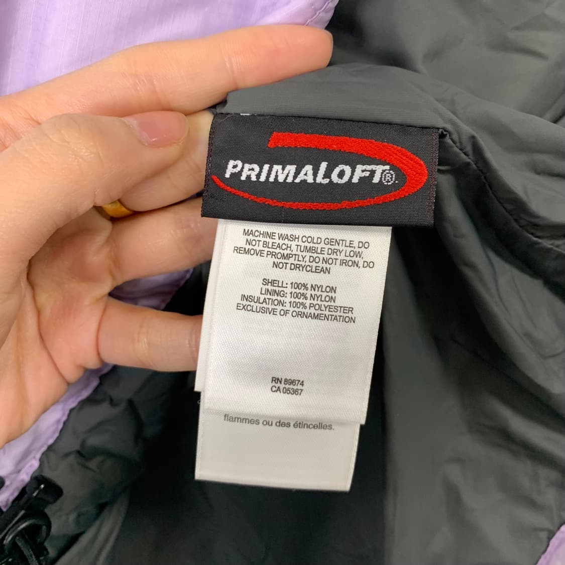 마운틴하드웨어 프리마로프트 라벤더 경량 패딩 상품이미지5