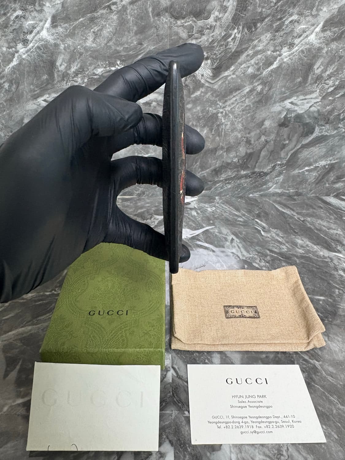 [새상품급] 구찌 베스트리에 킹스네이크 프린트 카드지갑 상품이미지6