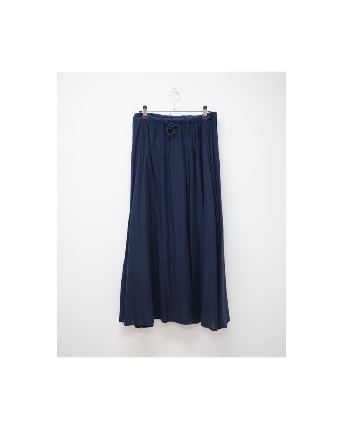 Navy banding cotton long skirt 상품이미지1