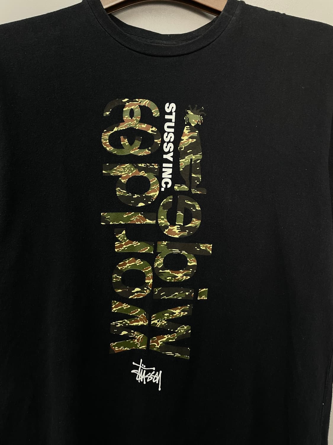 스투시 카모 빅로고 프린팅 반팔 H2557 상품이미지3