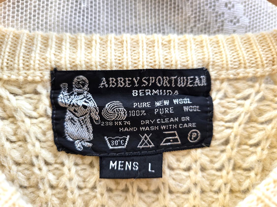 80-90s 빈티지 피셔맨 니트 상품이미지4