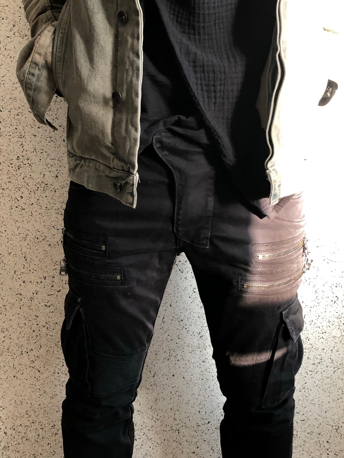 발망 아카이브 멀티 지퍼 진 상품이미지2