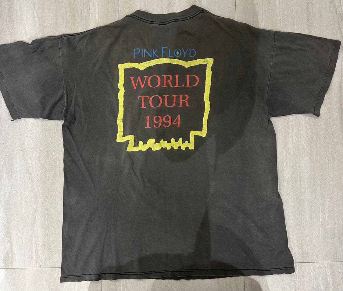 90s 핑크플로이드 밴드티 판매합니다! 상품이미지2