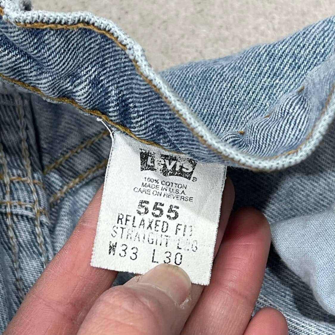 usa 리바이스 555 데님팬츠 s09084 상품이미지8