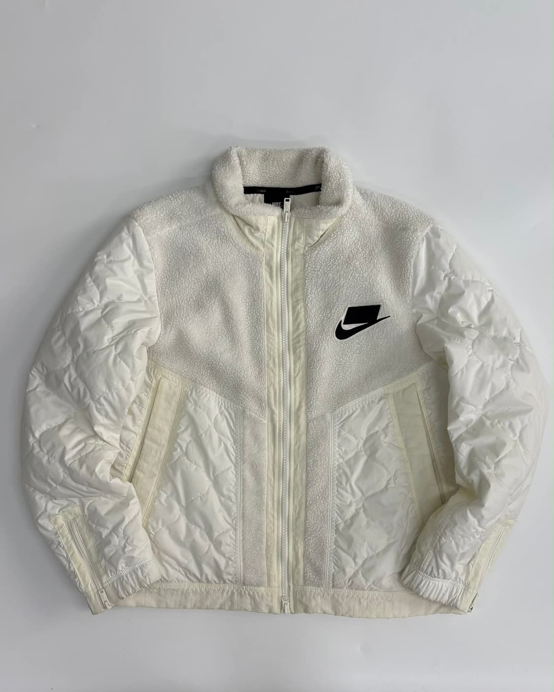 [XL] 나이키 SYN 화이트 플리스 자켓 상품이미지1