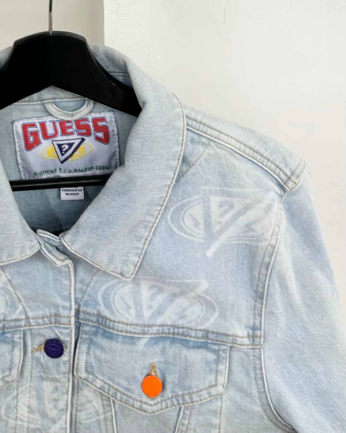 게스 크롭 데님 재킷 상품이미지4