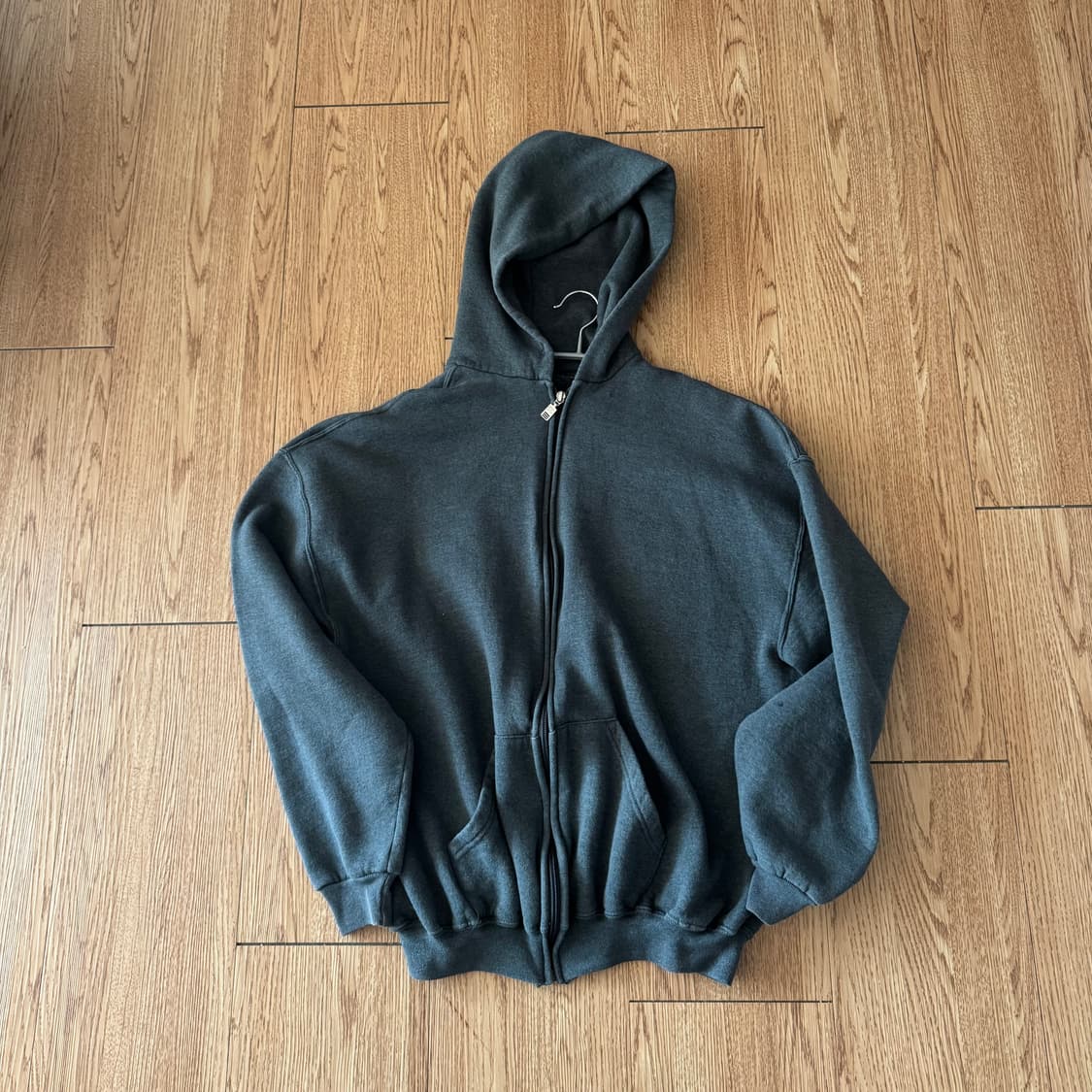 러셀 회색 후드 집업 XL 90s 상품이미지1