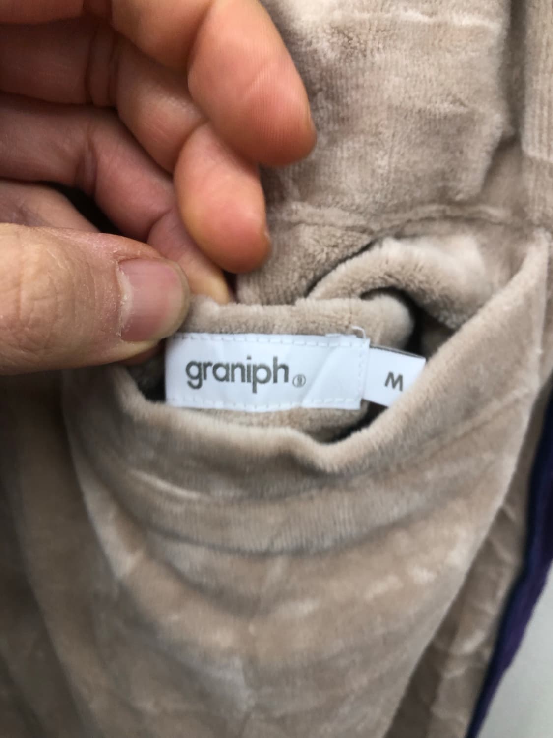 그라니프 lambchop skateboarding 벨벳 밴딩 스커트 상품이미지6