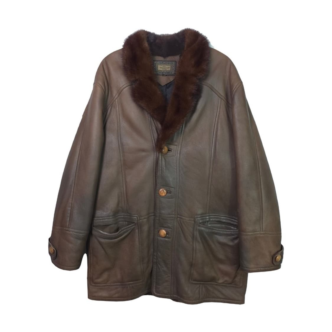 DINNO GALLUCCI 디노갈루치 양가죽 무스탕 코트 XL 상품이미지1