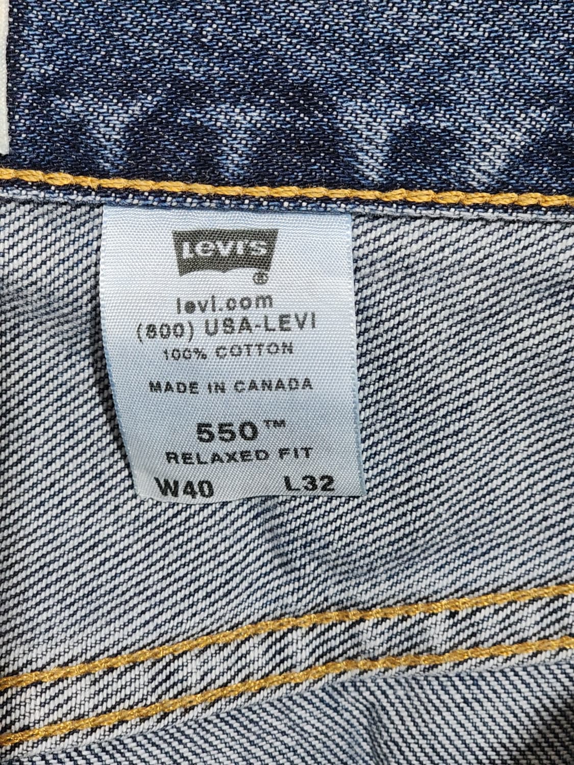 (40) 리바이스 550 청바지 중청 빅사이즈 데님팬츠  상품이미지4