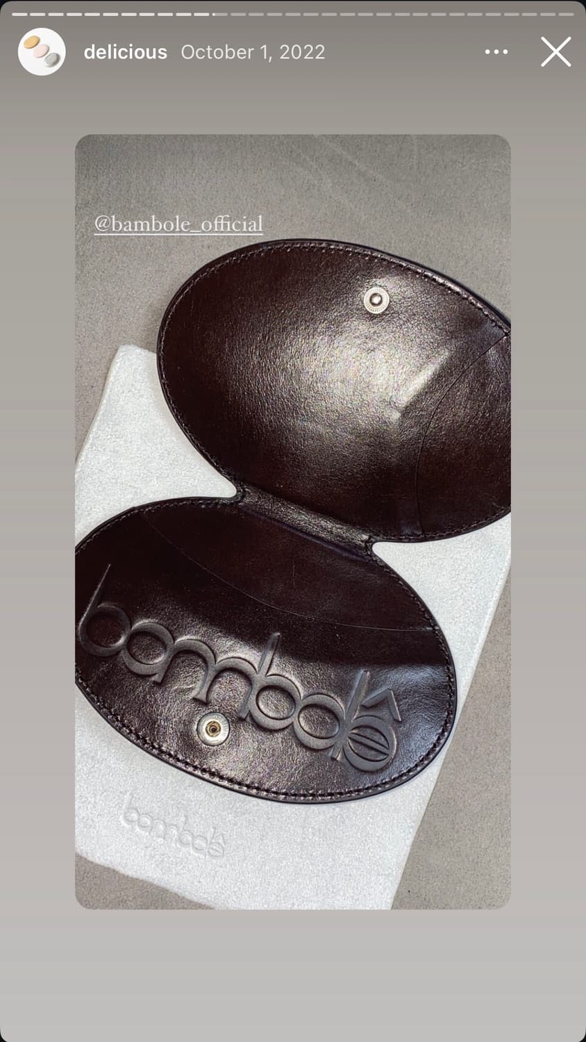 밤볼레 지갑 “delicious!" brown 상품이미지1