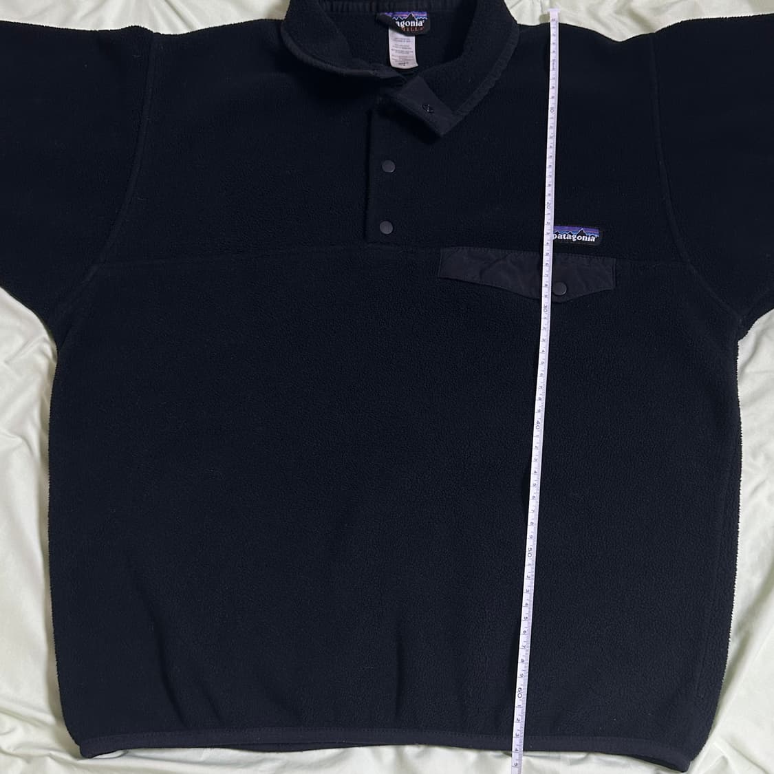 10s 파타고니아 신칠라 스냅티 올블랙 S 상품이미지4