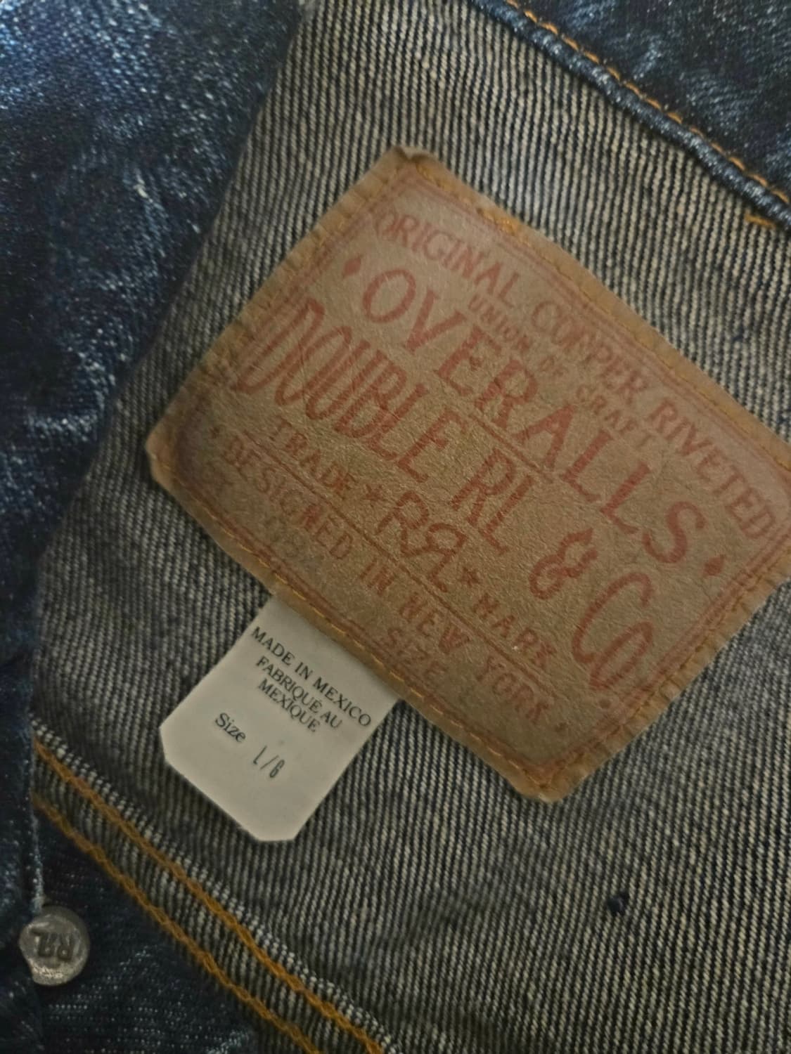 RRL 더블알엘 3세대 데님 트러커 자켓 L 상품이미지4