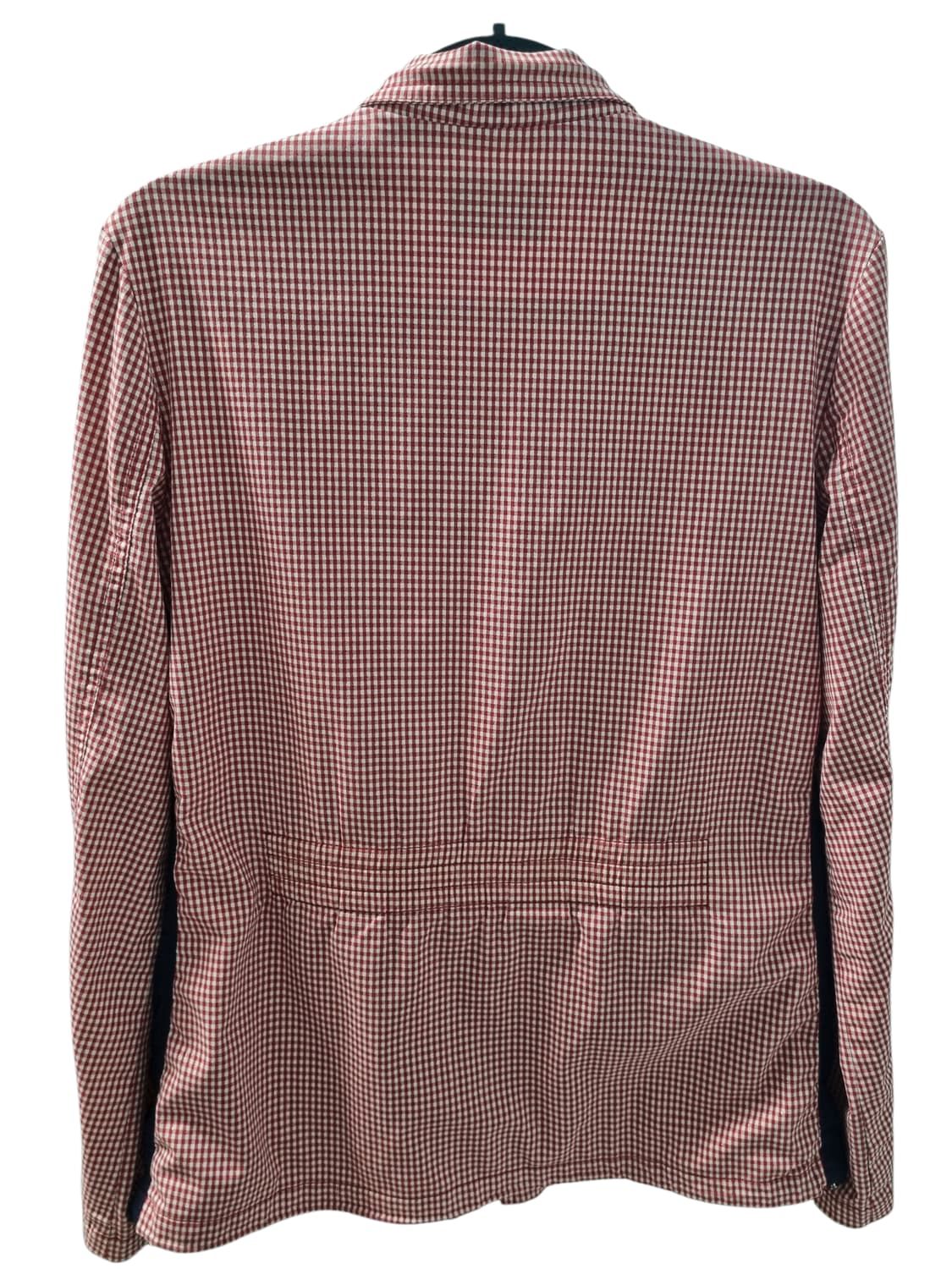 보그너 레드 체크 패턴 바람막이 간절기 점퍼 90 상품이미지2