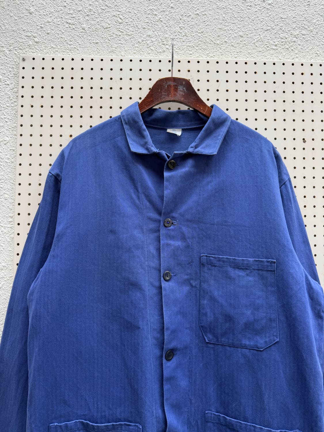 WASHED HBT OLD VINTAGE FRENCH 헤링본프렌치워크자켓 상품이미지3