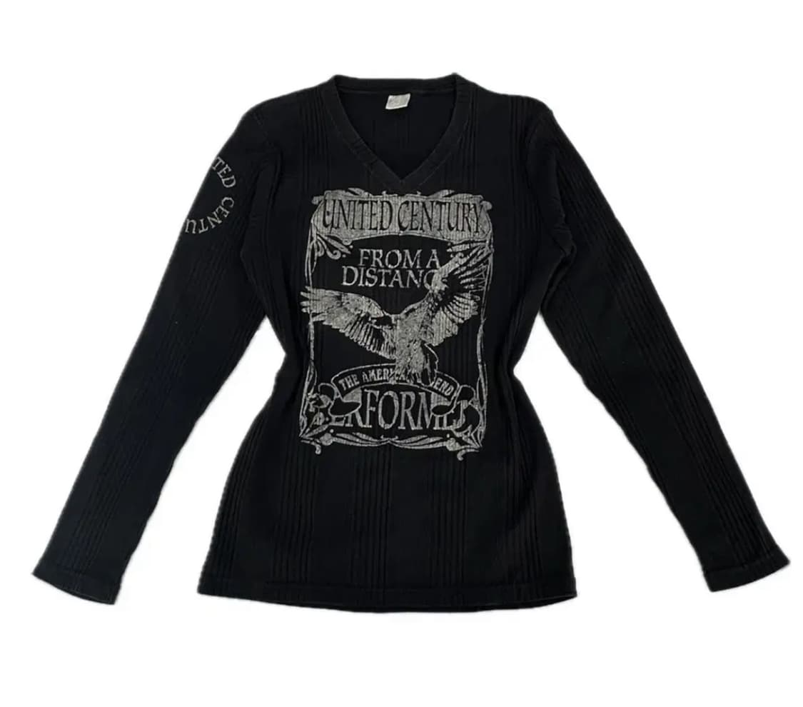 ⛓️고스로리 지뢰계 펑크 코디세트 ⛓️프린팅 티셔츠 언발 가디건 락  상품이미지3