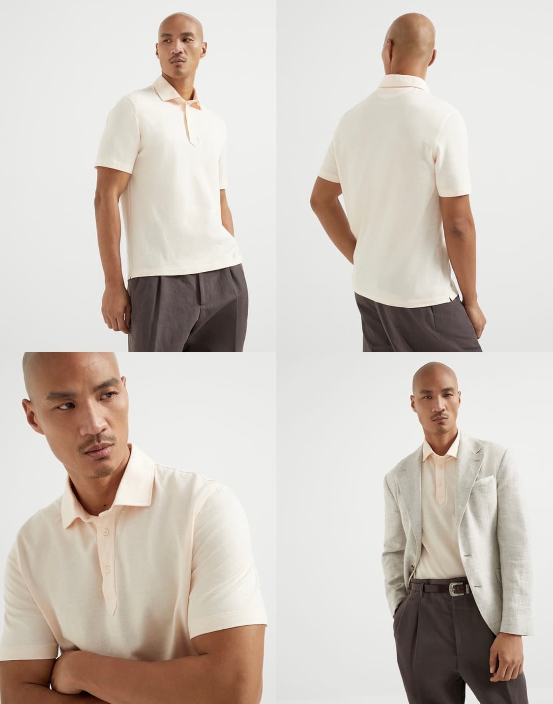 브루넬로 쿠치넬리 / 코튼 폴로 셔츠 / XL (105 이상) 새상품 상품이미지5