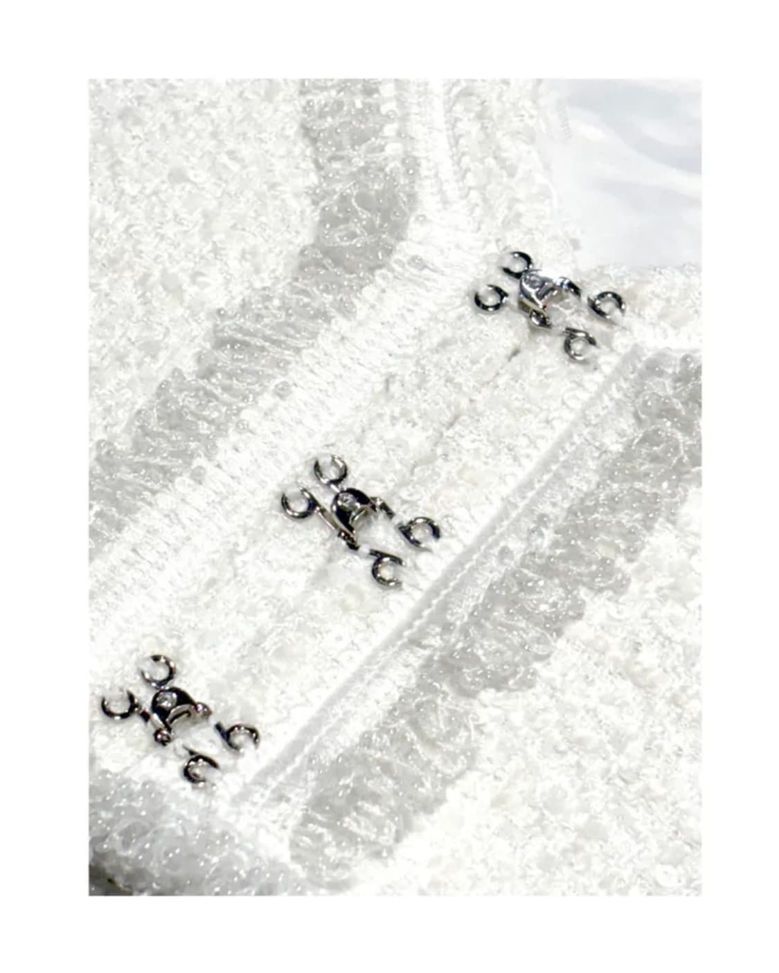 (새제품) Odor Twee crop cardigan in glitter 상품이미지4