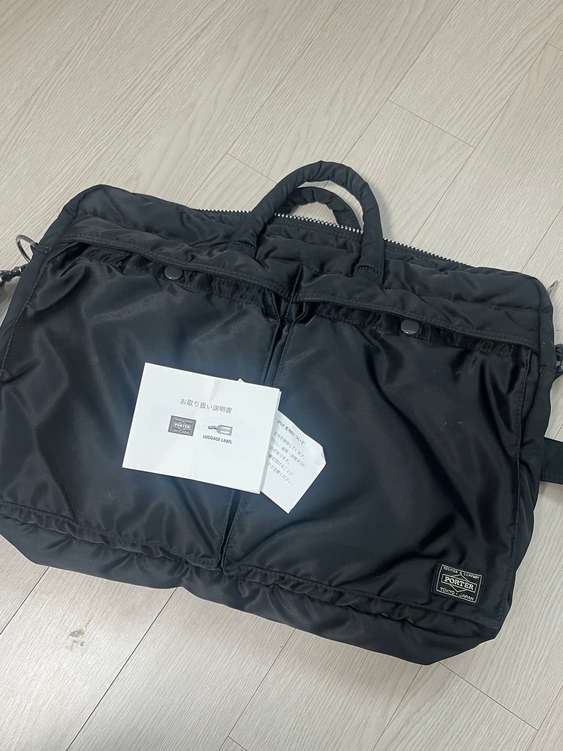 [PORTER] 요시다포터 탱커 2way 브리프케이스 블랙 상품이미지6