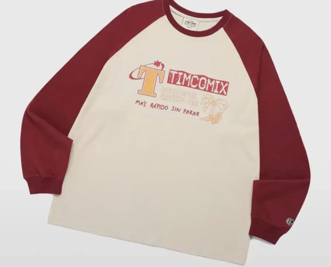 현재품절)TIMCOMIX 팀코믹스 롱슬리브 m 상품이미지1