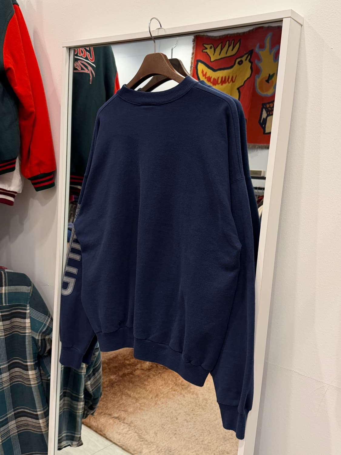 90s Hanes 헤인즈 플레인 스웻 셔츠 상품이미지5