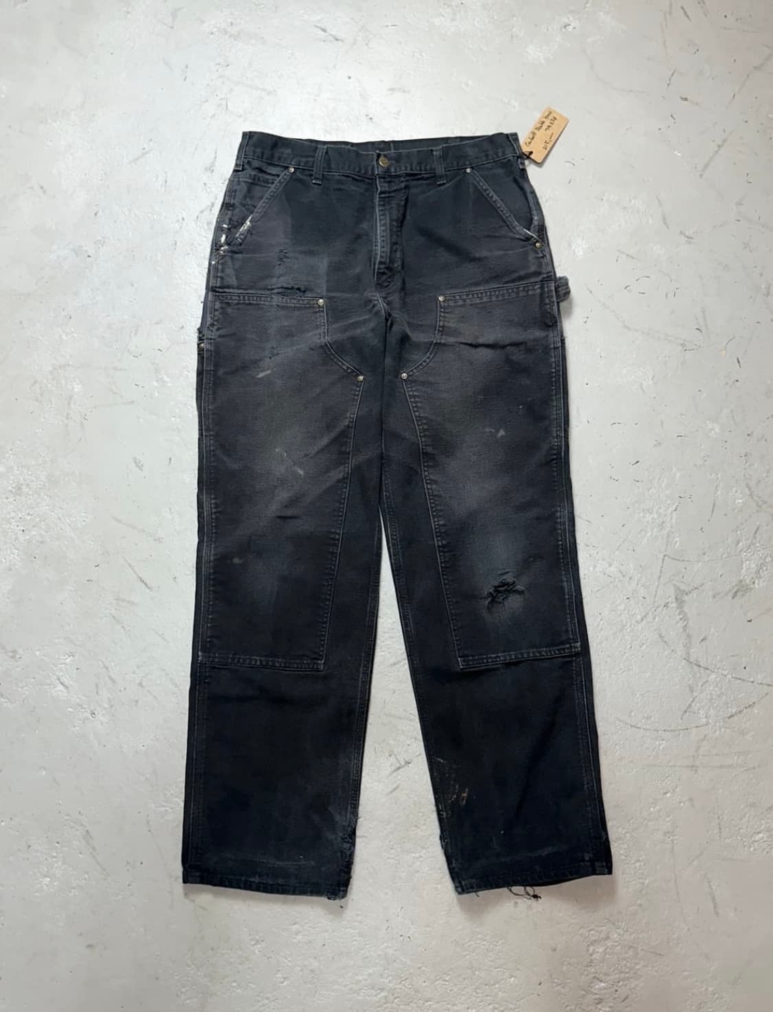 OG 칼하트 B136 더블니 블랙 상품이미지1