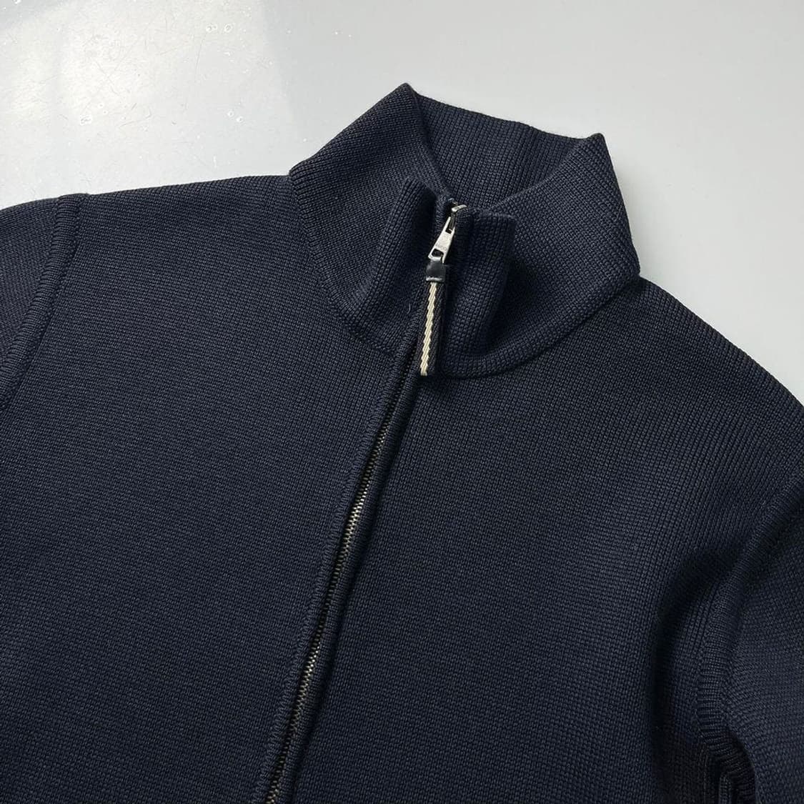 구찌 GUCCI 00s 투웨이 블루종 니트 자켓 PR1678 상품이미지3