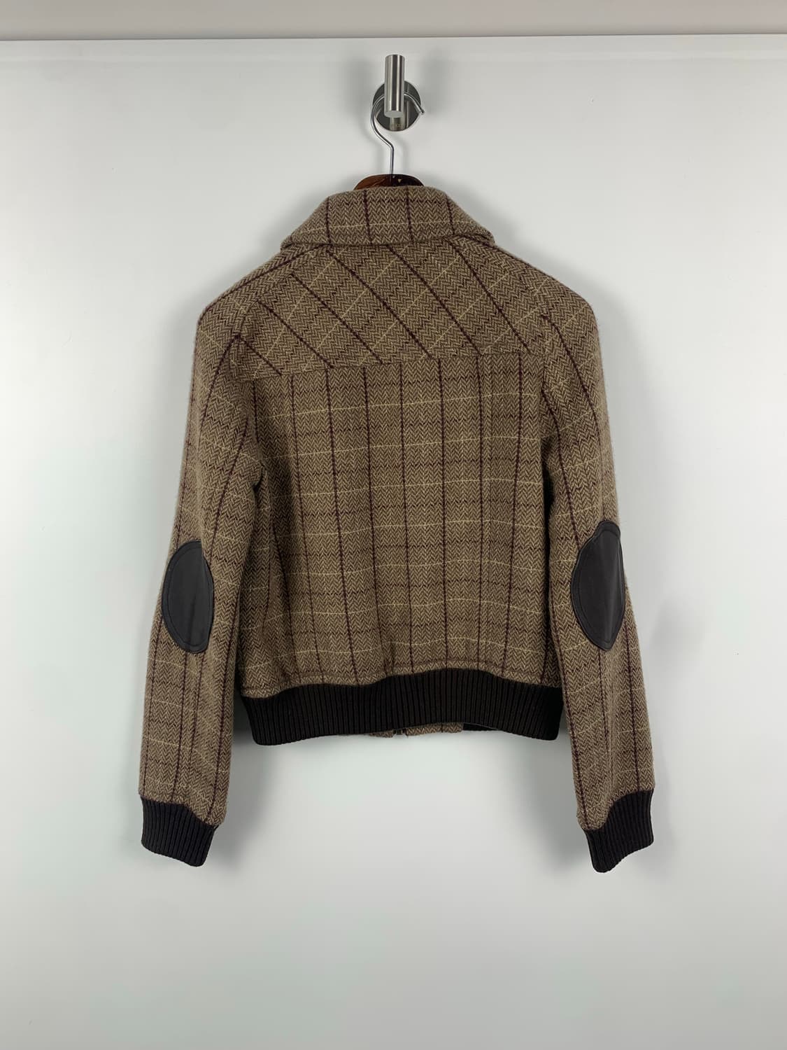 Vintage 빈티지 체크 블루종 자켓 상품이미지4