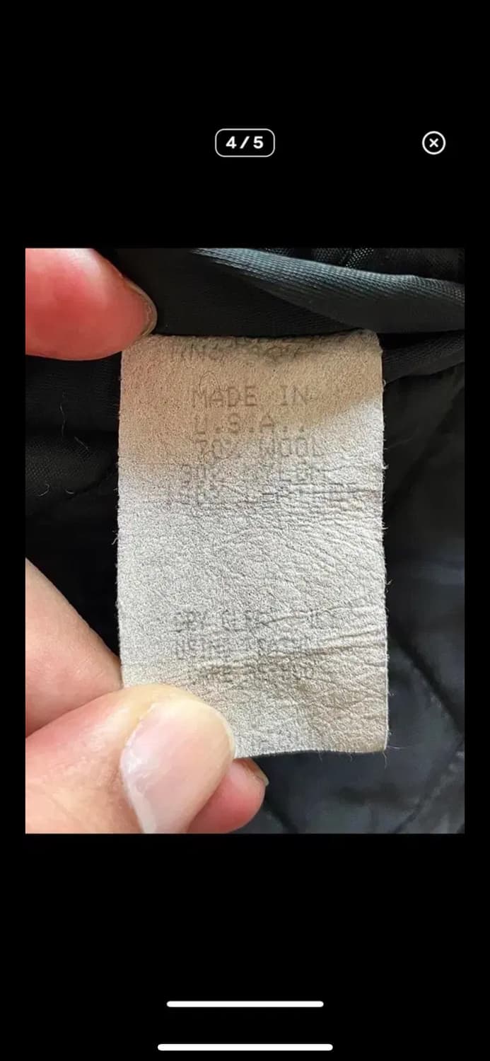 5일 마지막 할인) 80s Made USA 스투시 홈보이 빈티지바시티자켓 상품이미지5