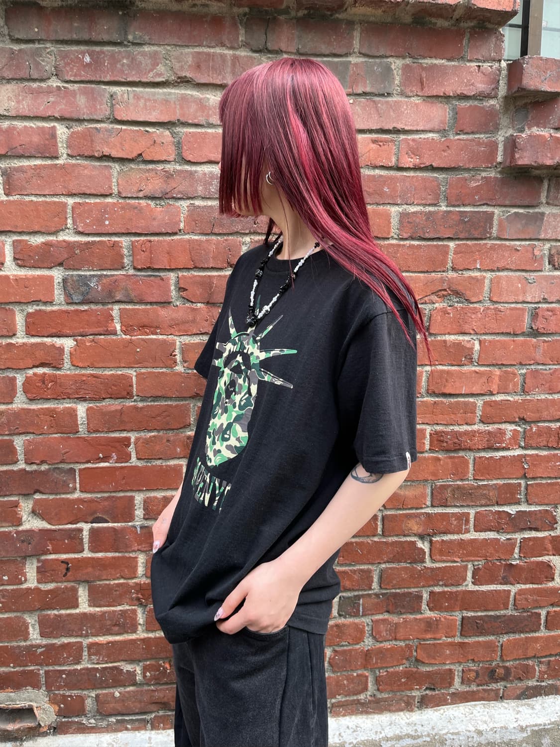 베이프 뉴욕 반팔탑 상품이미지5