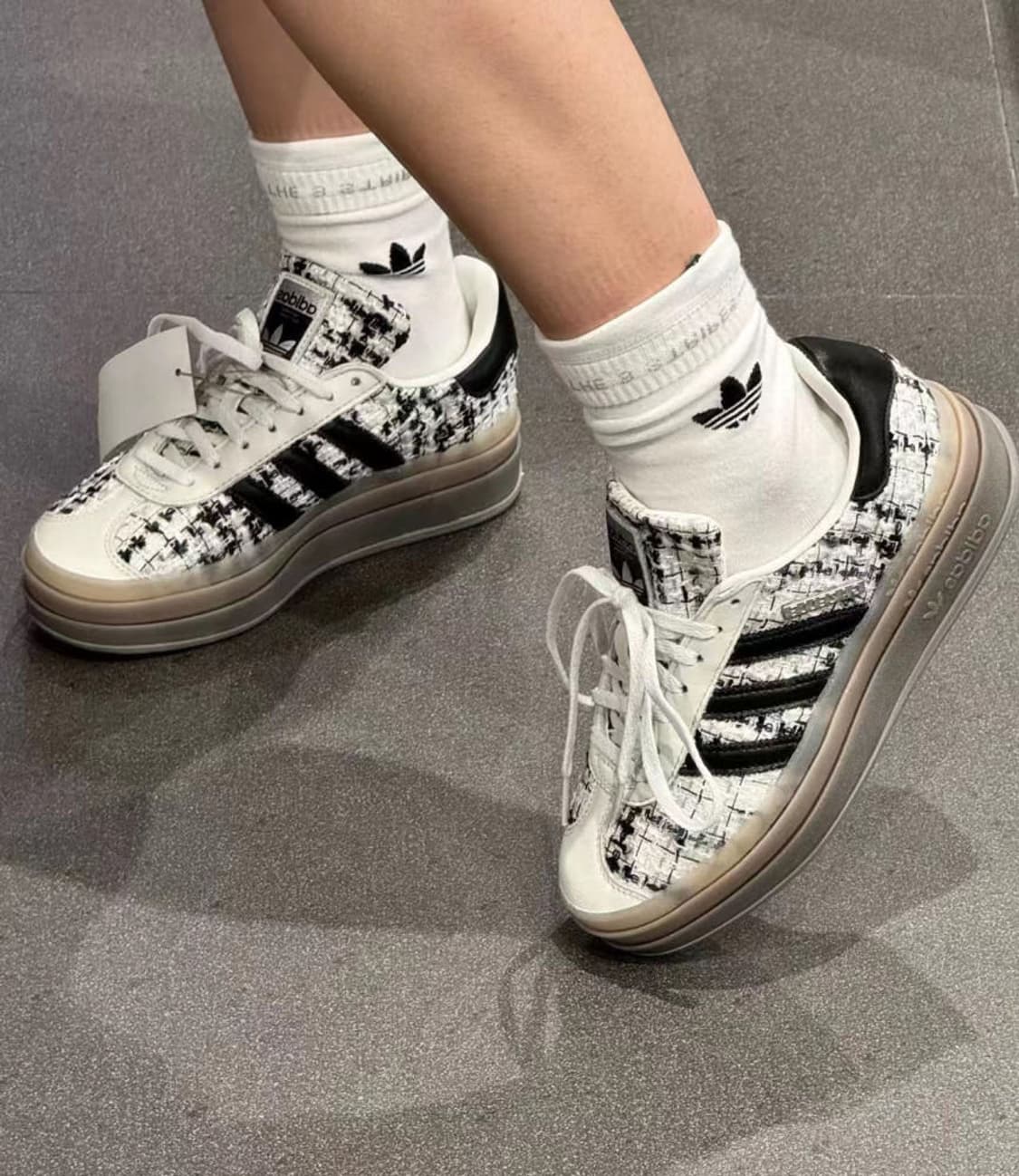 아디다스 통굽 트위드 가젤 상품이미지8